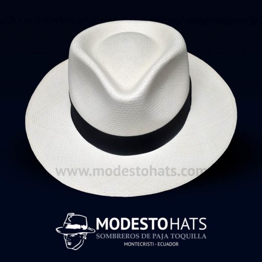 panama hat Sombrero Montecristi Fedora Natural grado 19 y 20.