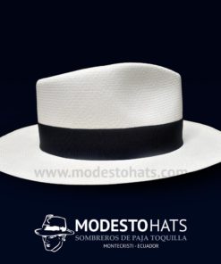 Sombrero Montecristi Fedora Natural grado 19 y 20.