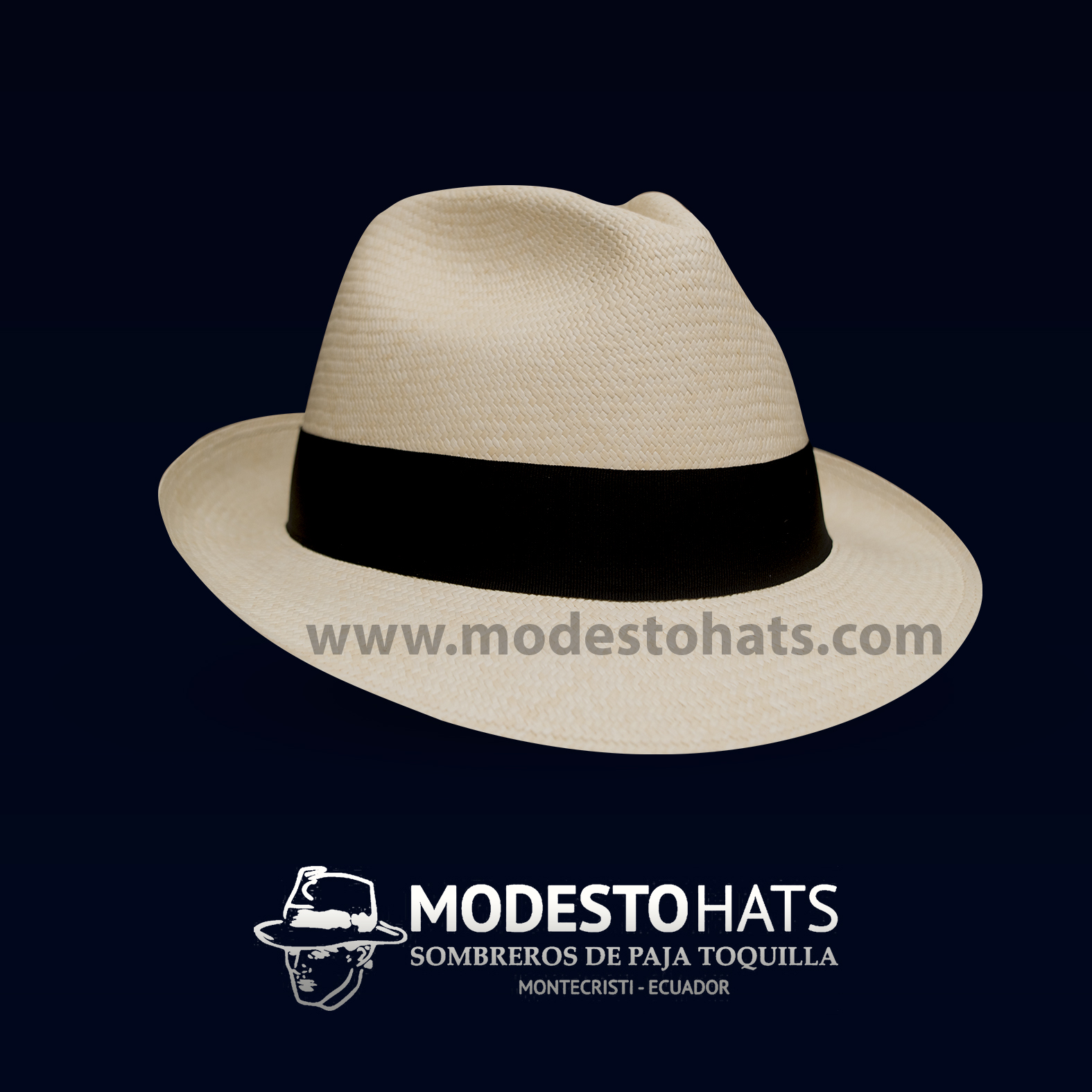 Montecristi hat short brim - Modesto Hats