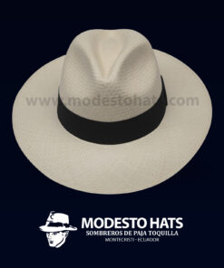 Montecristi Classic Panama Hat Fine Natural Grade 17-18