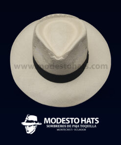 Montecristi Openwork Panama Hat Fedora Super Fine