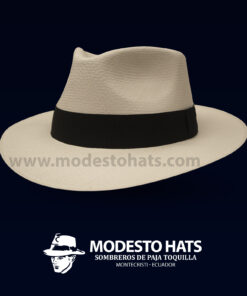 Panama Hat Fedora Montecristi Superfine Natural Grade 25-26