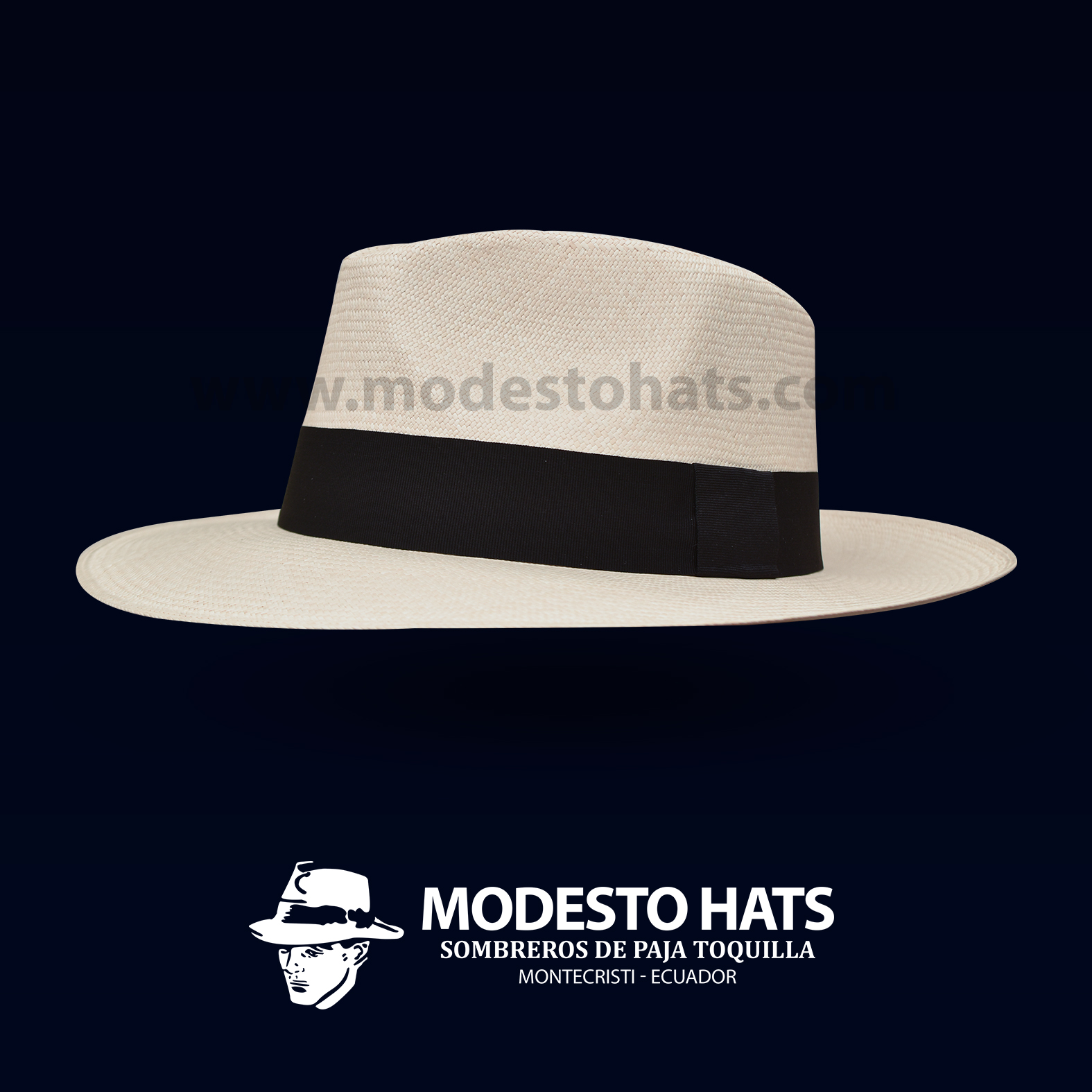 Montecristi Panama Hat Fedora Natural Fine Grade 15-16 - Image 7