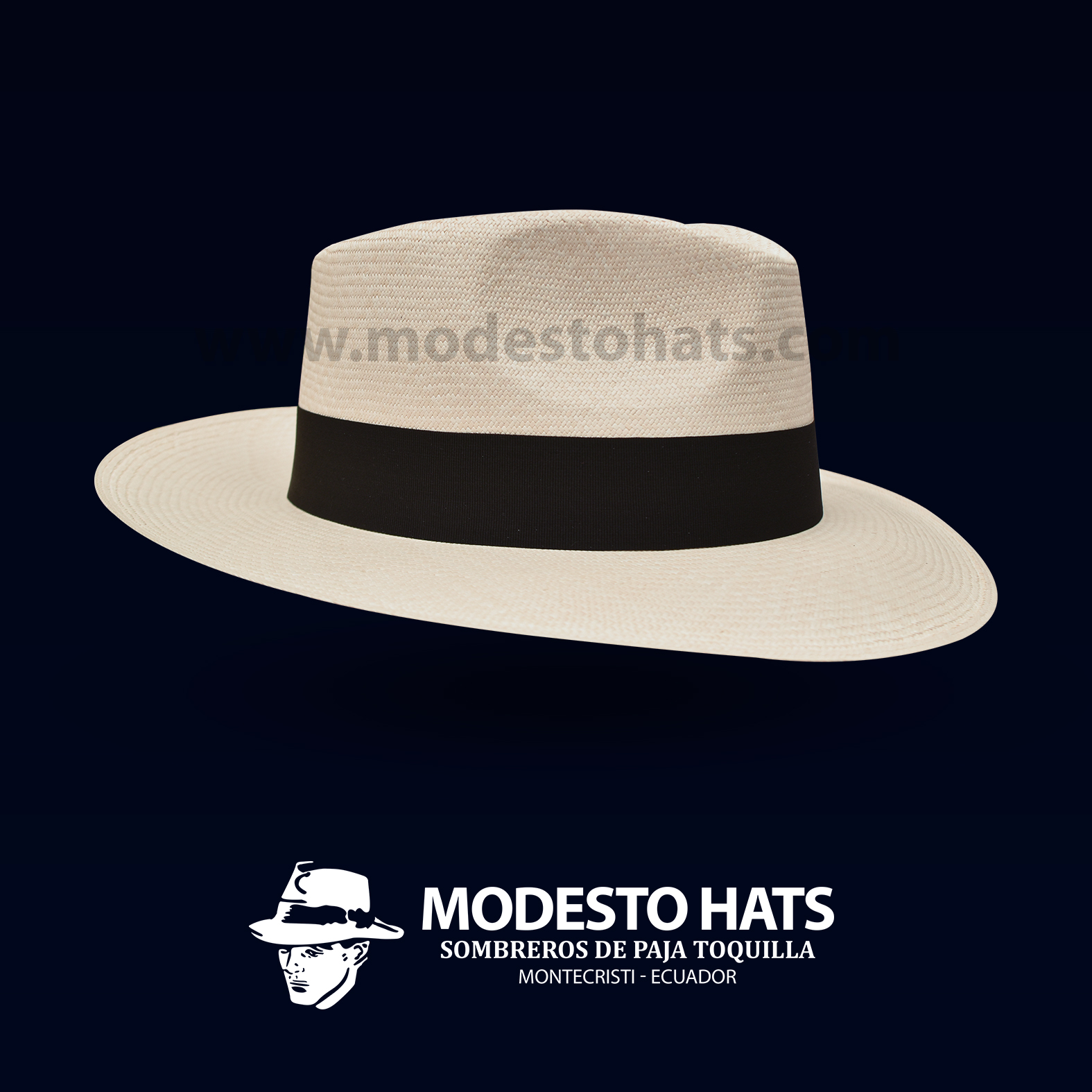 Montecristi Panama Hat Fedora Natural Fine Grade 15-16 - Image 5