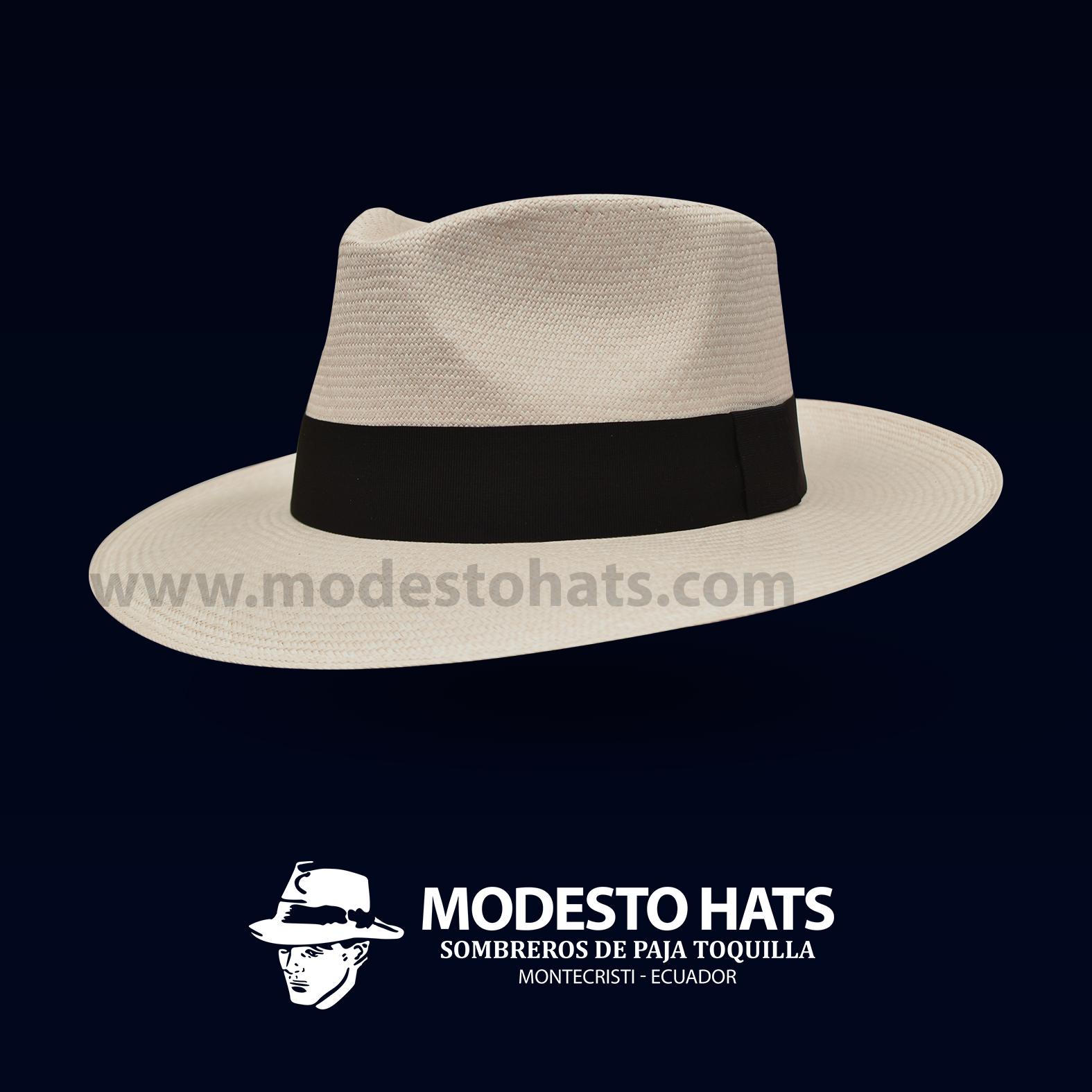 Montecristi Panama Hat Fedora Natural Fine Grade 15-16 - Image 2