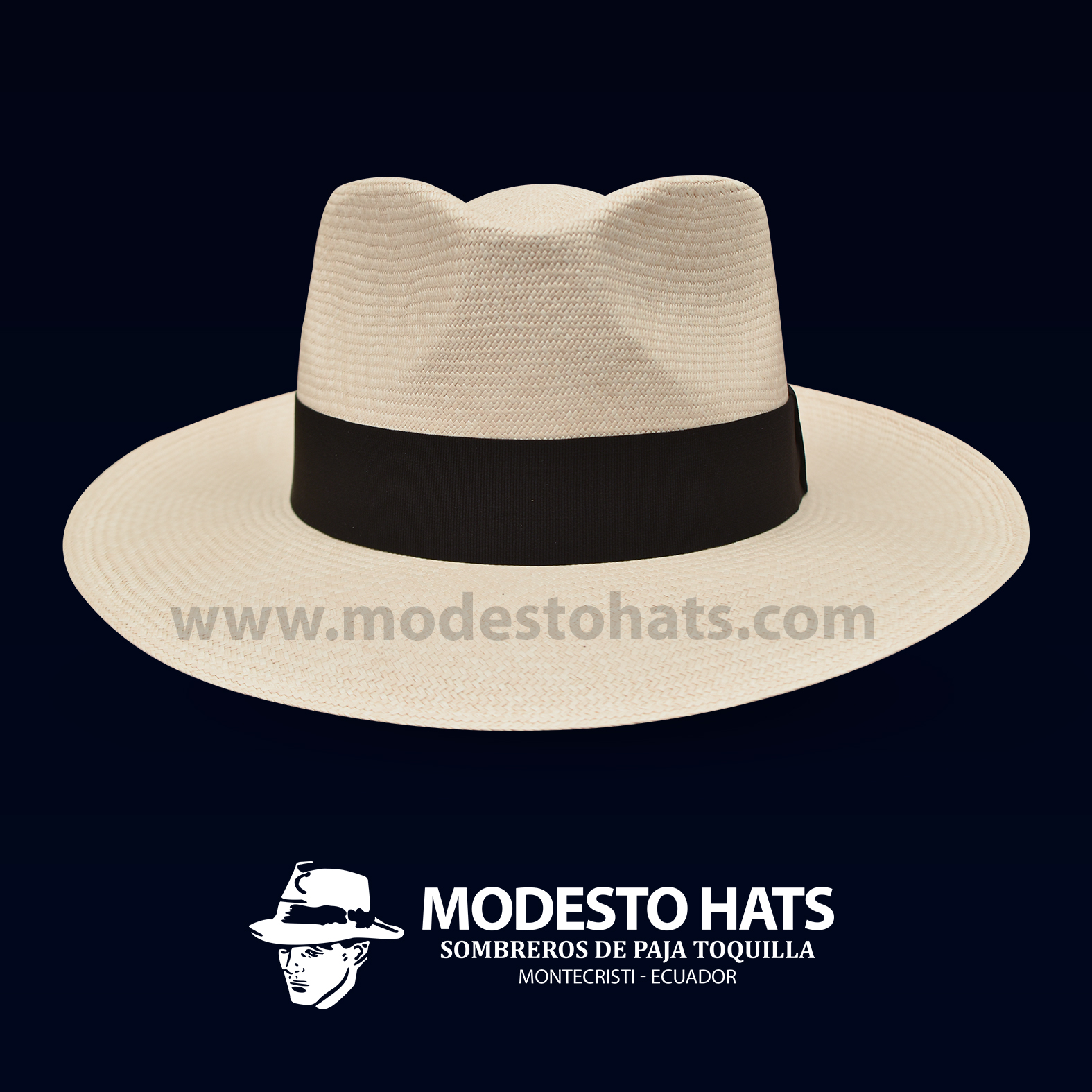 Montecristi Panama Hat Fedora Natural Fine Grade 15-16 - Image 3