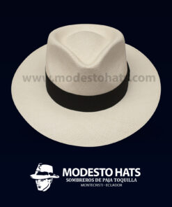 Montecristi Fedora Panama Hat Natural Grade 17-18