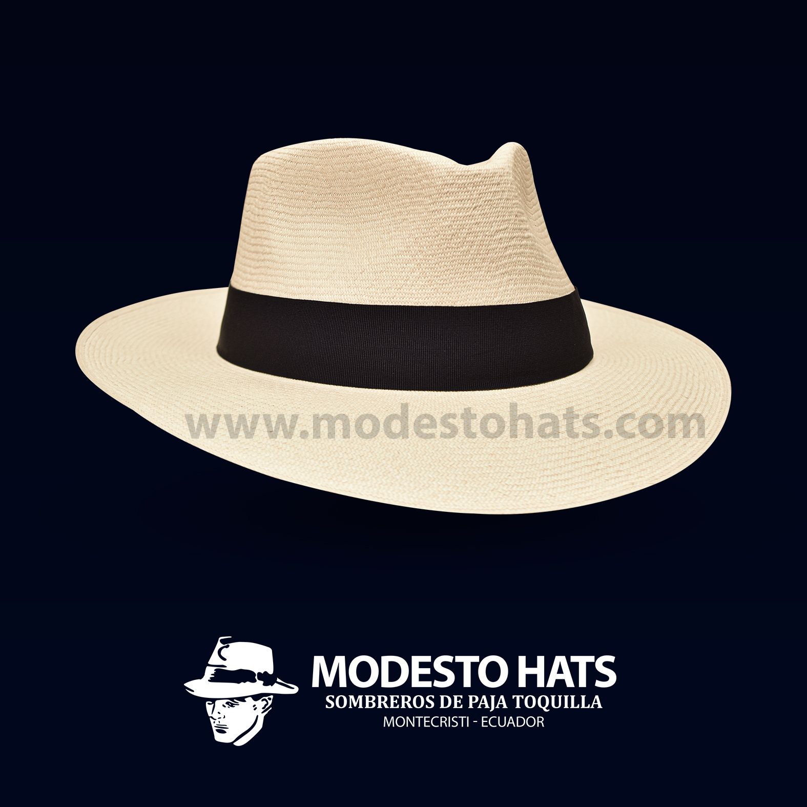 Montecristi Fedora Panama Hat Natural Grade 17-18 - Image 6
