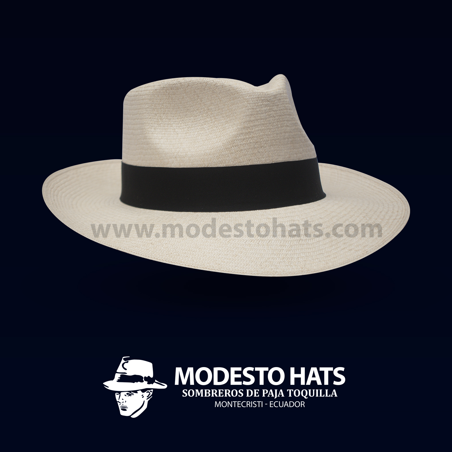 Montecristi Fedora Panama Hat Natural Grade 17-18 - Image 2