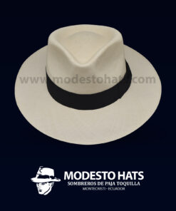 Montecristi Fedora Havana Panama Hat Super Fine Natural Grade 21-24