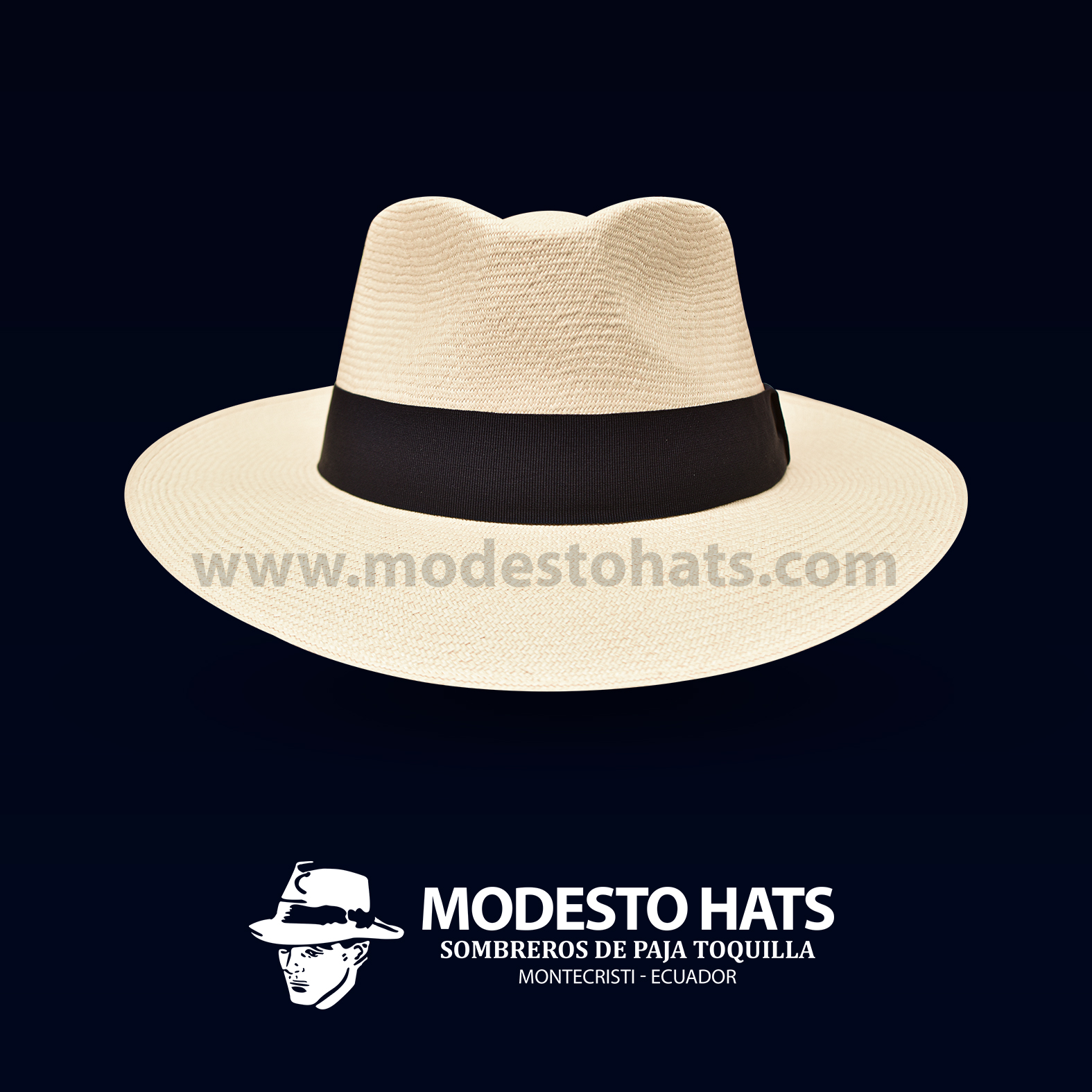 Montecristi Fedora Panama Hat Natural Grade 17-18 - Image 3