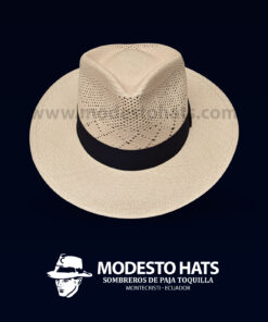 Diamond Panama Hat Openwork Natural Breeze