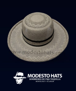 Women´s Full Openwork Montecristi Hat With Folded Brim