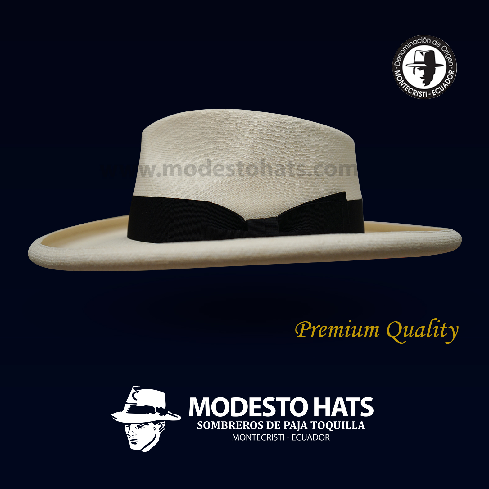 Montecristi Fedora Plantation Panama Hat Original Natural Premium Grade 29-30 - Image 6