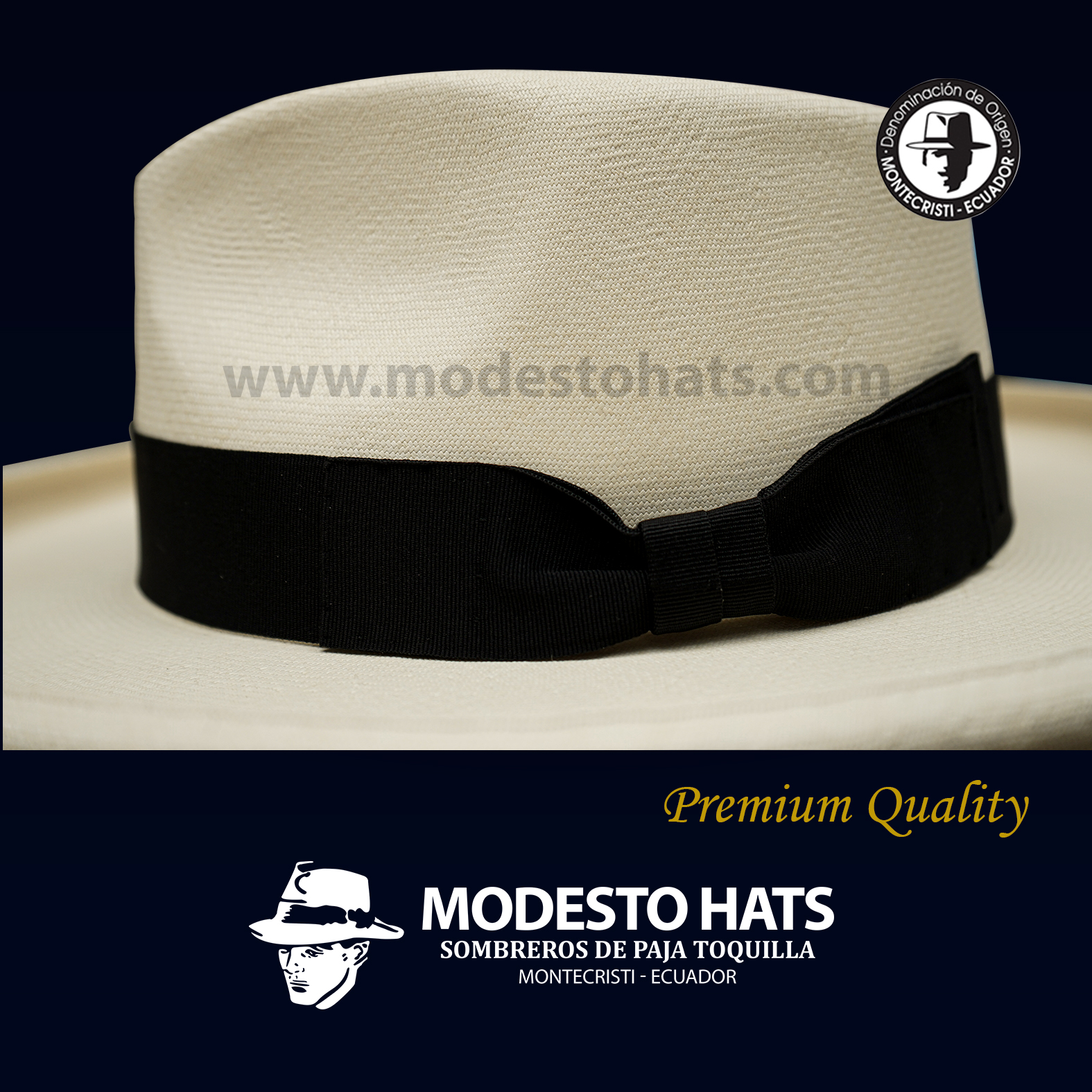 Montecristi Fedora Plantation Panama Hat Original Natural Premium Grade 29-30 - Image 7