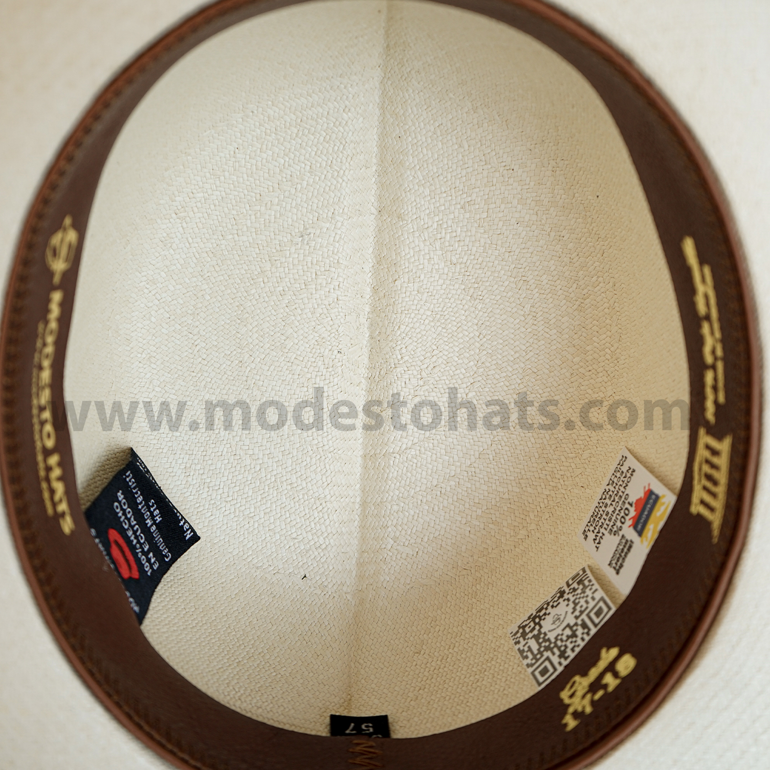 Montecristi Panama Hat Optimo Colonial Original Fine Grade 17-18 - Image 9