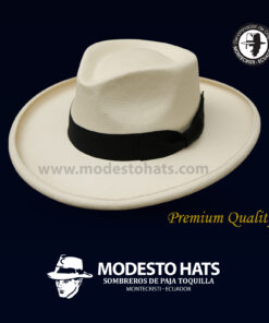 Montecristi Fedora Plantation Panama Hat Original Natural Premium Grade 29-30