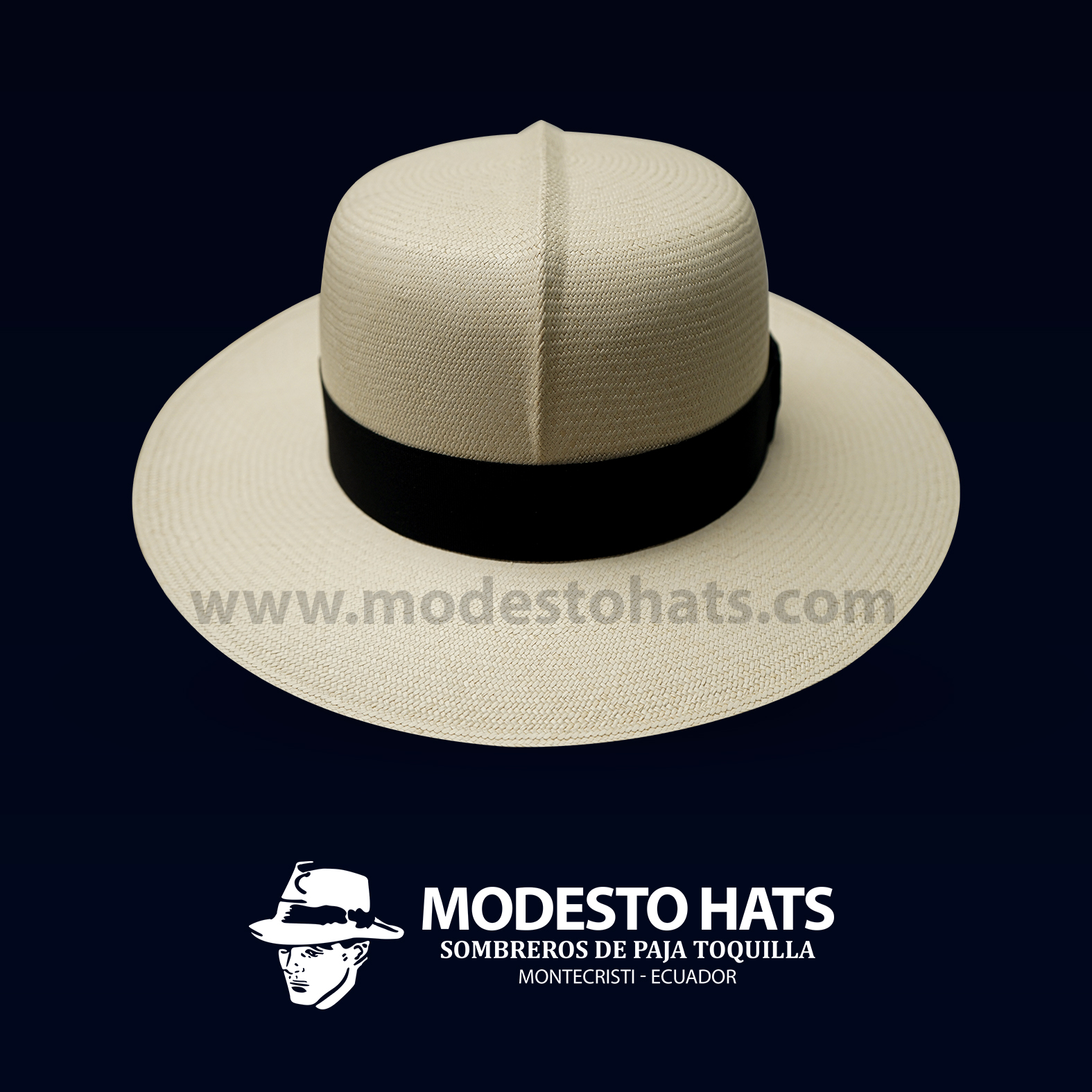 Montecristi Panama Hat Optimo Colonial Original Fine Grade 17-18