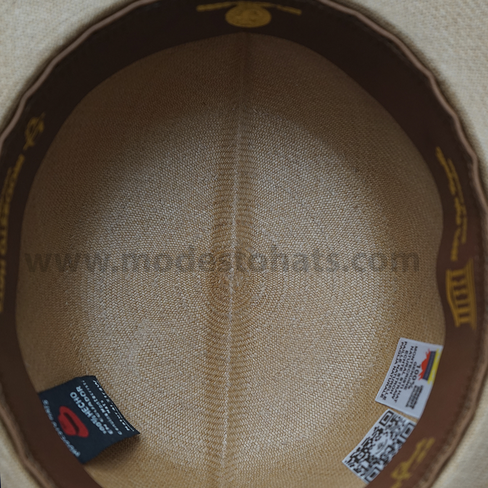 Montecristi Optimo Colonial Panama Hat Carmel Superfine - Image 6