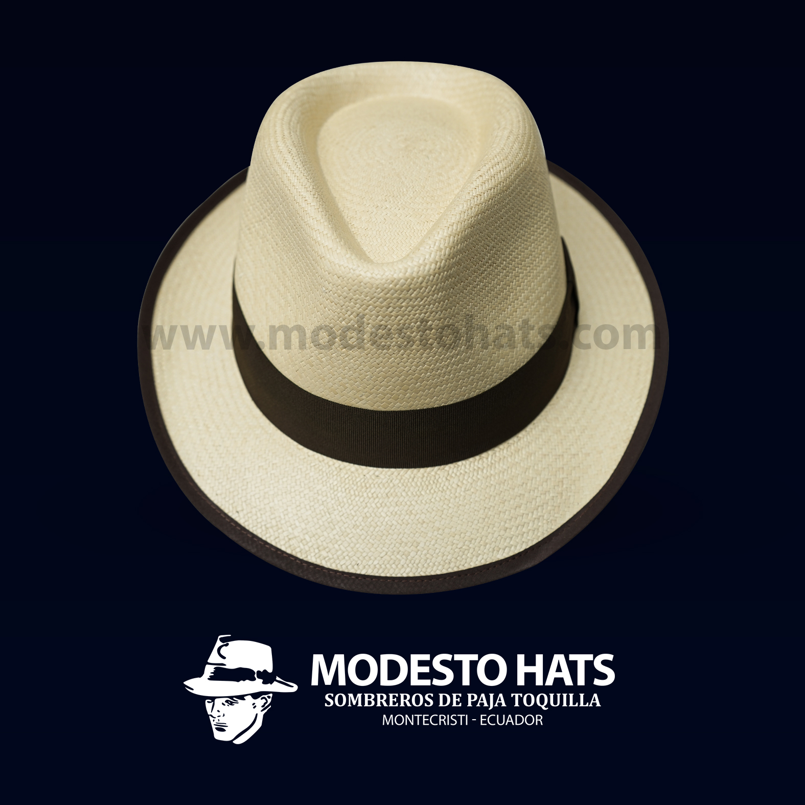 Cuban Short Brim Panama Hat - Image 2