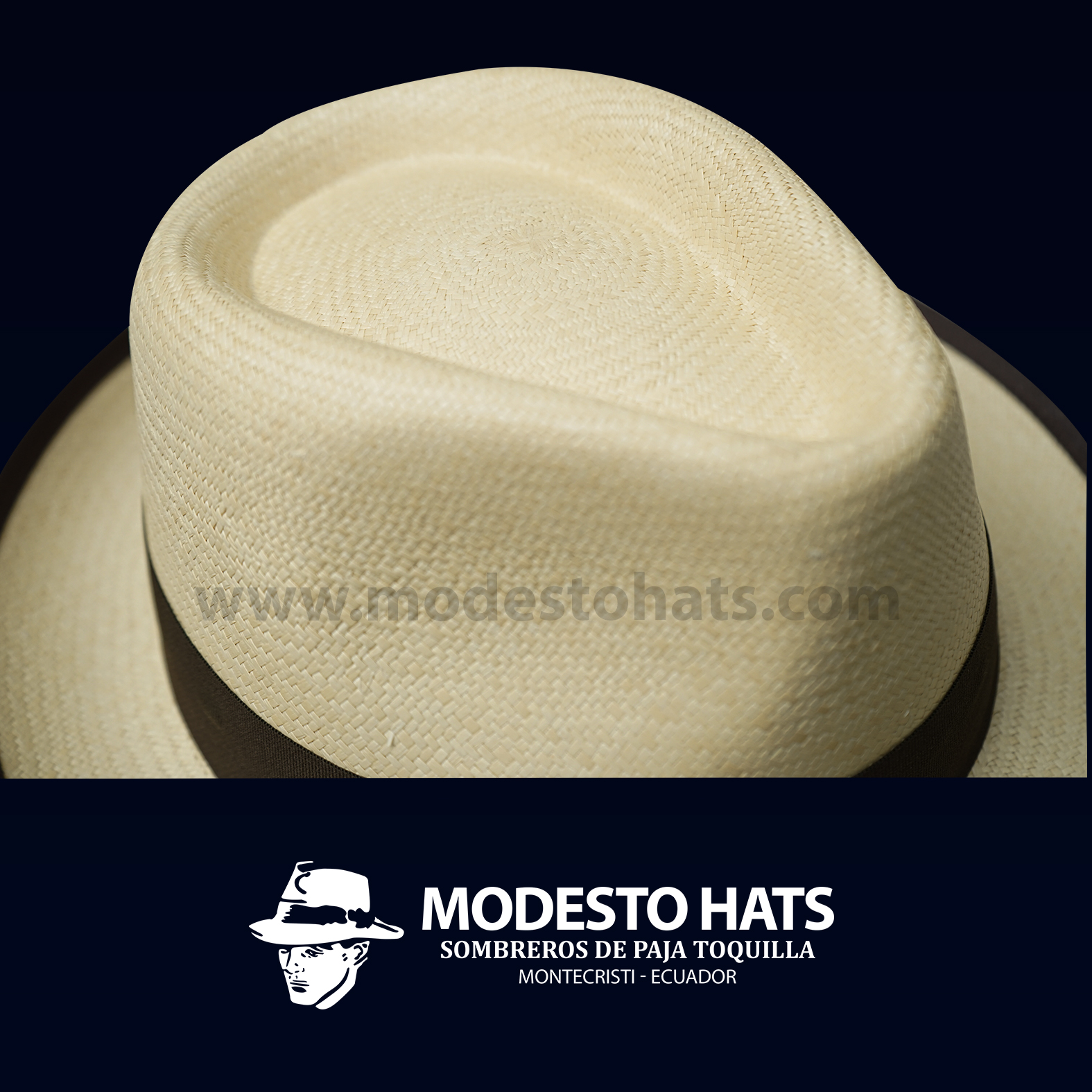 Cuban Short Brim Panama Hat - Image 3