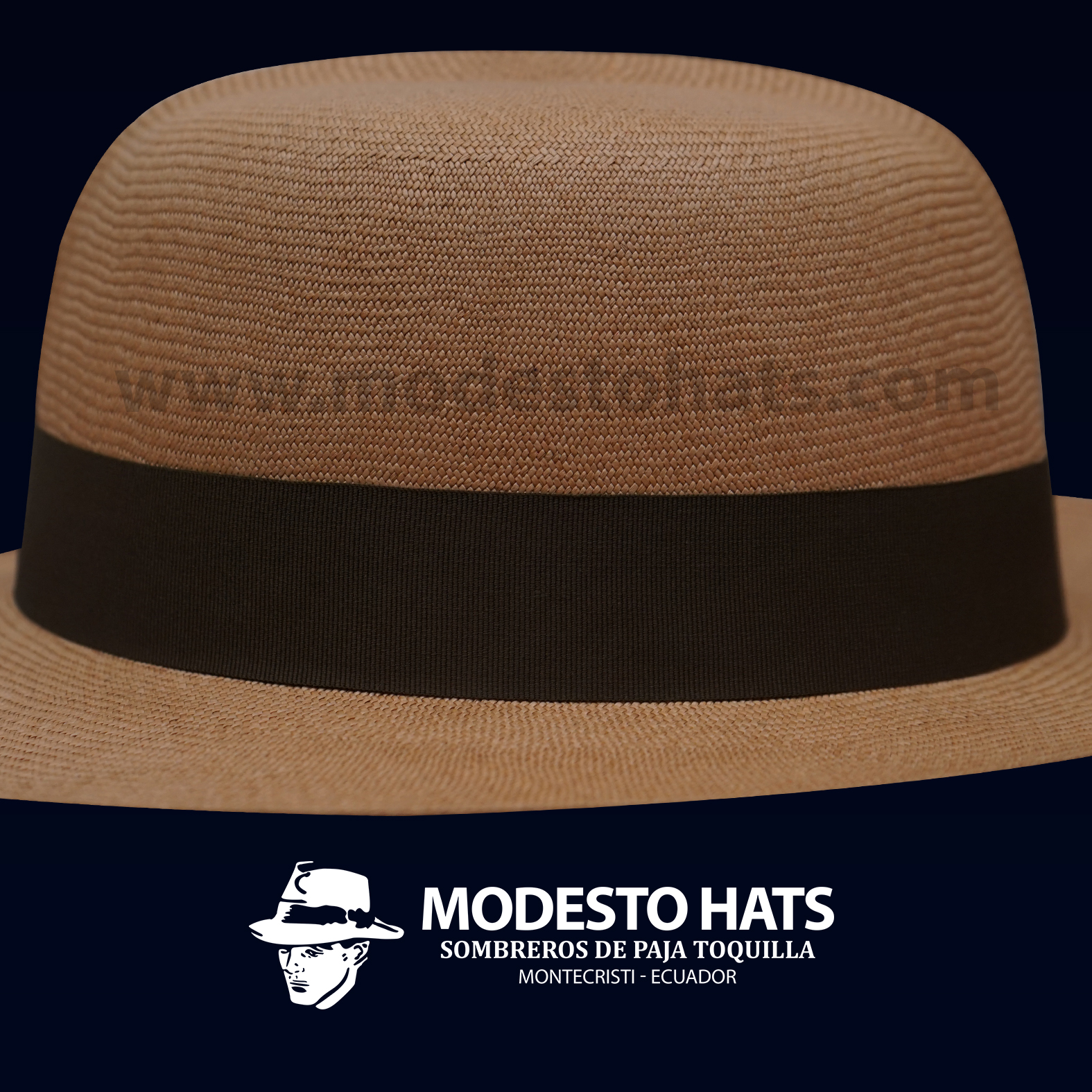 Montecristi Optimo Colonial Panama Hat Carmel Superfine - Image 4