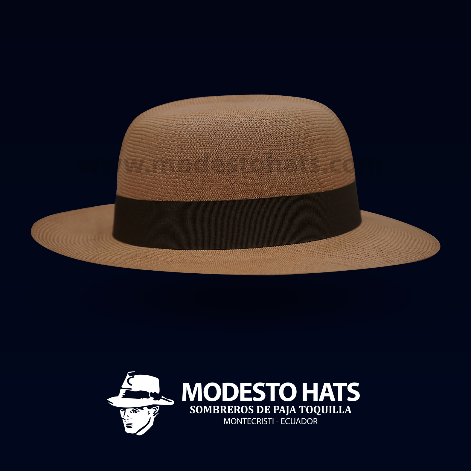 Montecristi Optimo Colonial Panama Hat Carmel Superfine - Image 3